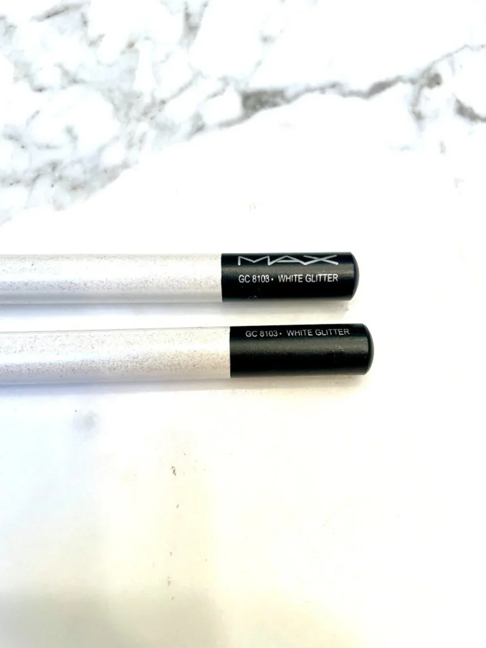 The Crème Shop Match Made Liquid Foundation + x2 MAX White Glitter Pencil Bundle